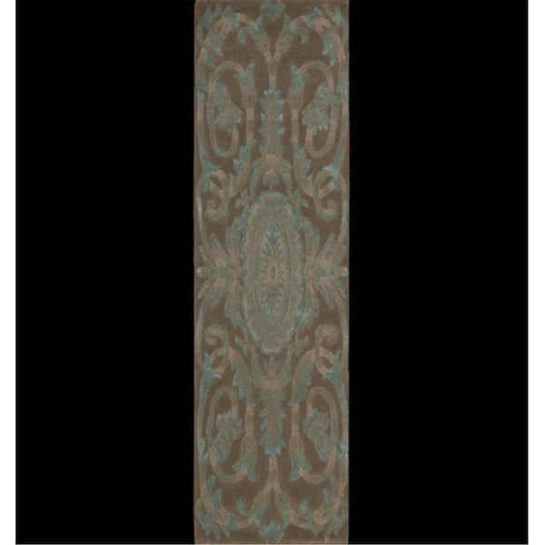 Nourison Nourison 5618 MODA; MOD05; MOCHA; 2.25 ft. x 8 ft. Rug - 5618