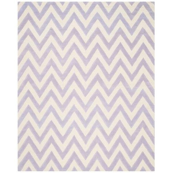 Safavieh Cambridge Hand Tufted Runner Rug- Lavander - Ivory- 2 ft. 6 in. x 8 ft. - CAM139C-28