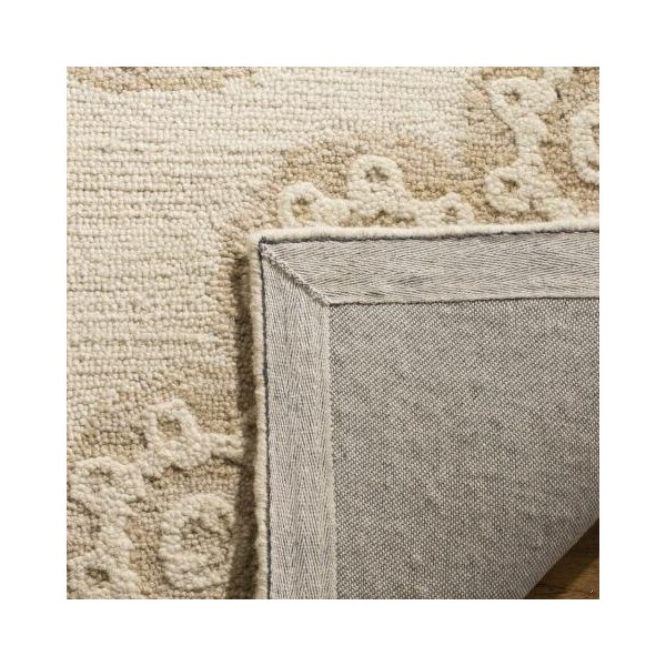 Safavieh Blossom Hand Tufted Round RugIvory & Beige 6 x 6 ft. - BLM108B-6R