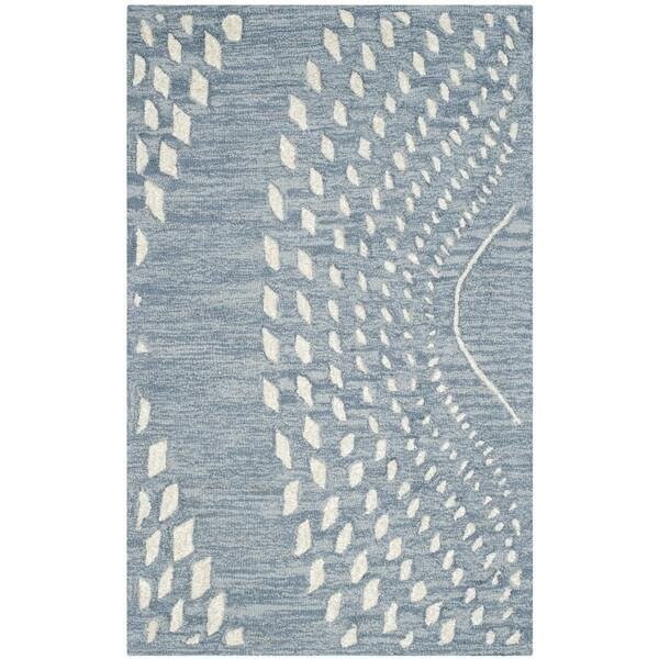 Safavieh Bella Round RugBlue & Ivory 5 x 5 ft. - BEL126A-5R
