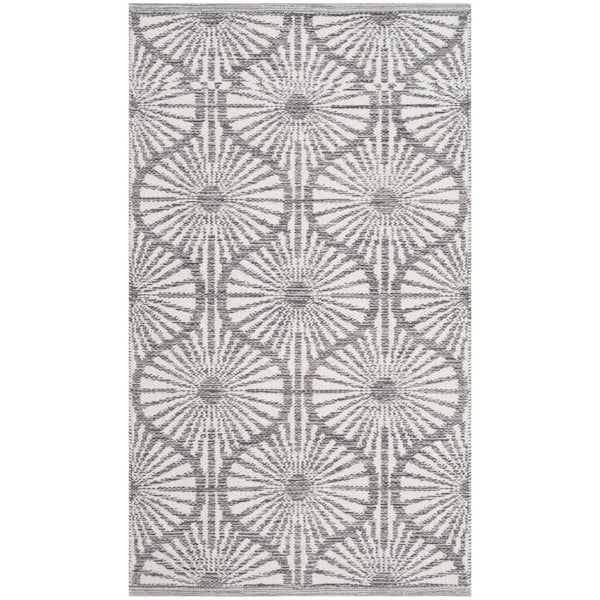 Safavieh Montauk Runner Rug, Charcoal and Ivory - 2 ft.-3 in. x 7 ft. - MTK612J-27