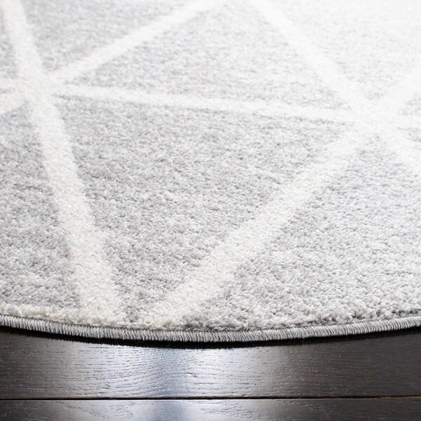 Safavieh 3 x 5 ft. Adirondack Power Loomed Rectangle RugGrey & Ivory - ADR262F-3