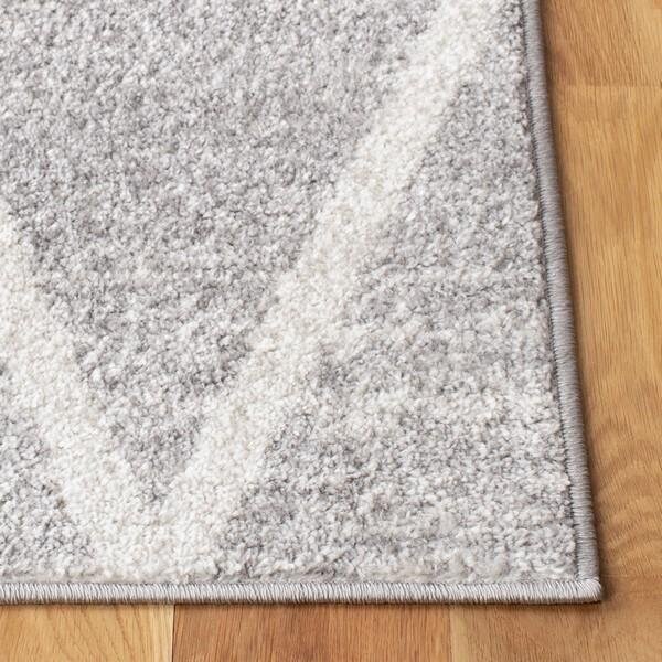 Safavieh 3 x 5 ft. Adirondack Power Loomed Rectangle RugGrey & Ivory - ADR262F-3