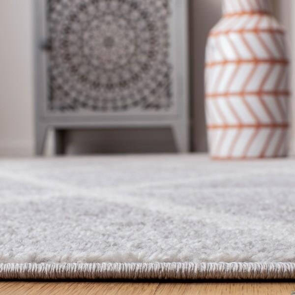 Safavieh 3 x 5 ft. Adirondack Power Loomed Rectangle RugGrey & Ivory - ADR262F-3