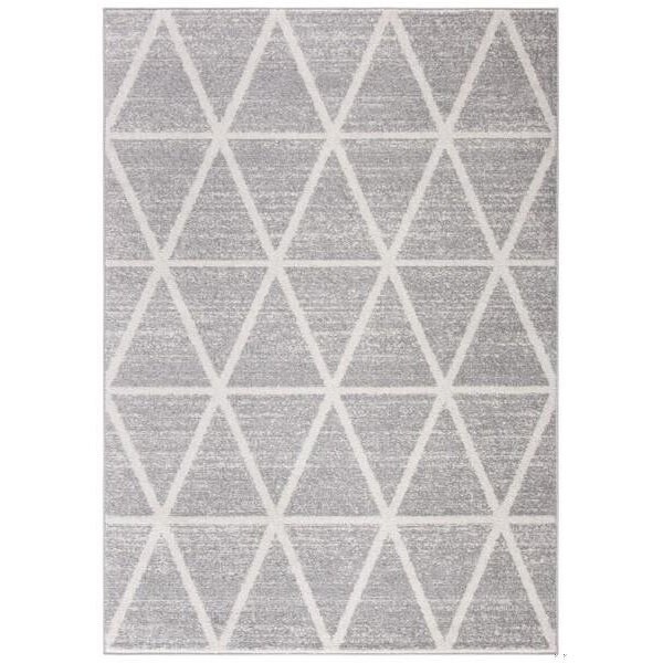 Safavieh 3 x 5 ft. Adirondack Power Loomed Rectangle RugGrey & Ivory - ADR262F-3
