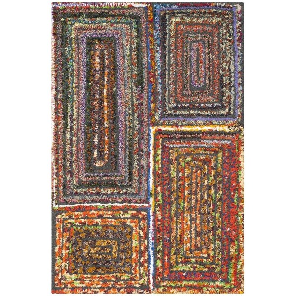 Safavieh Nantucket Hand Tufted Accent Rug, Charcoal - 2 x 3 ft. - NAN609A-2