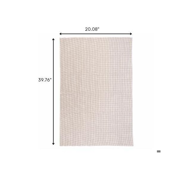 Homeroots 2 x 3 ft. Brown Non Slip Outdoor Rug Pad - 388106