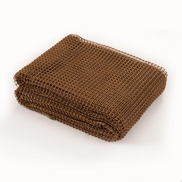 Homeroots 2 x 3 ft. Brown Non Slip Outdoor Rug Pad - 388106
