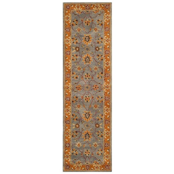 Safavieh Heritage Runner Rug, Blue and Orange - 2 ft.-3 in. x 8 ft. - HG401A-28