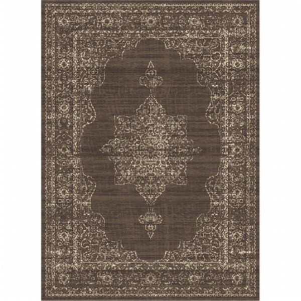 Radici Usa 3563-0041-LIGHTBROWN Colosseo Area Rug- Light Brown - 5 ft. 3 in. x 7 ft. 3 in. - 3563/0041/LIGHTBROWN