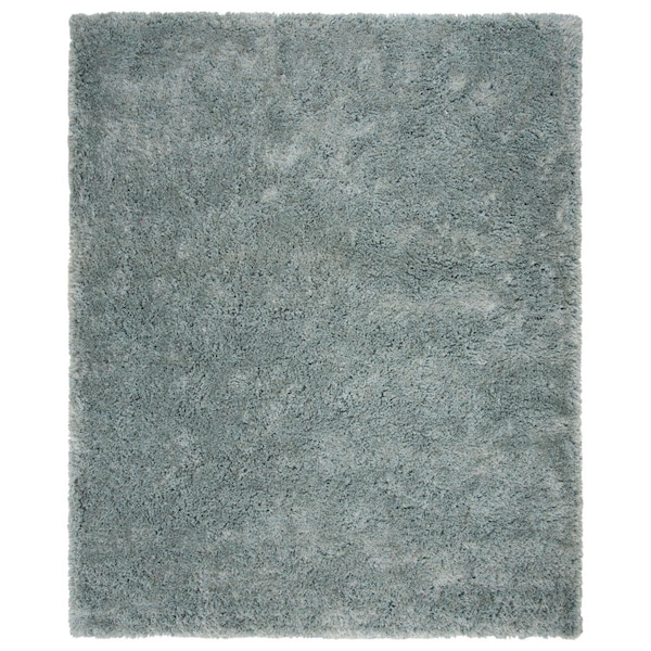 Safavieh 8 x 10 ft. Toronto Shag Contemporary Rectangle Rug, Blue - SGT501M-8