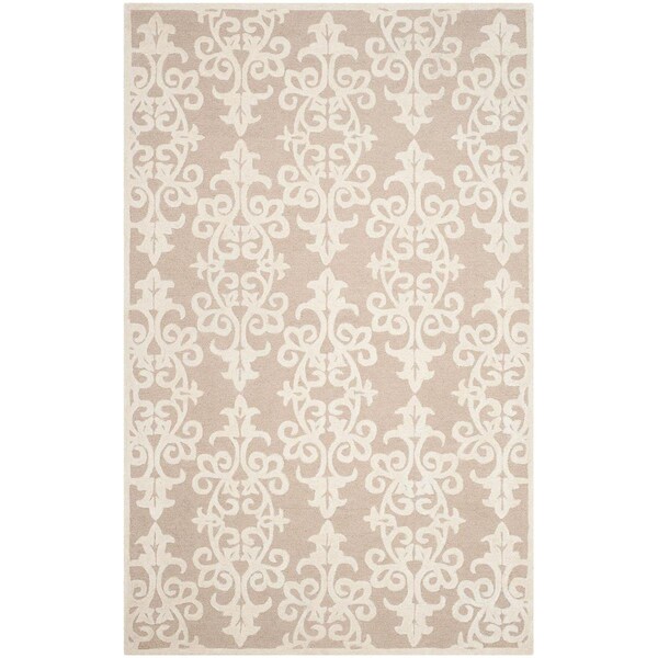 Safavieh Bella Hand Tufted Accent Rug, Sand and Ivory - 2 x 3 ft. - BEL127B-2