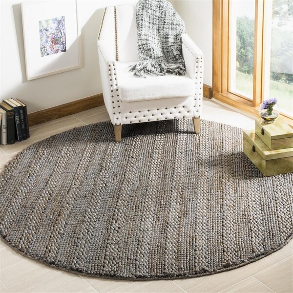 Safavieh 6 x 6 ft. Natural Fiber Hand Woven Round Area Rug, Beige - NF212B-6R