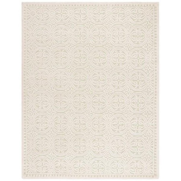 Safavieh Cambridge Hand Tufted Runner Rug- Light Green - Ivory- 2 ft. 6 in. x 6 ft. - CAM123B-26