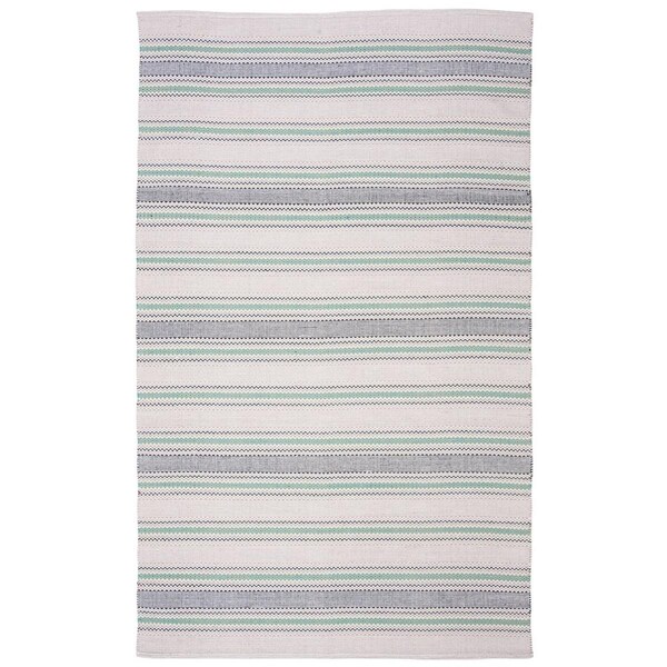 Safavieh 3 x 5 ft. Montauk Hand Loomed Rectangle RugTurquoise - MTK536K-3