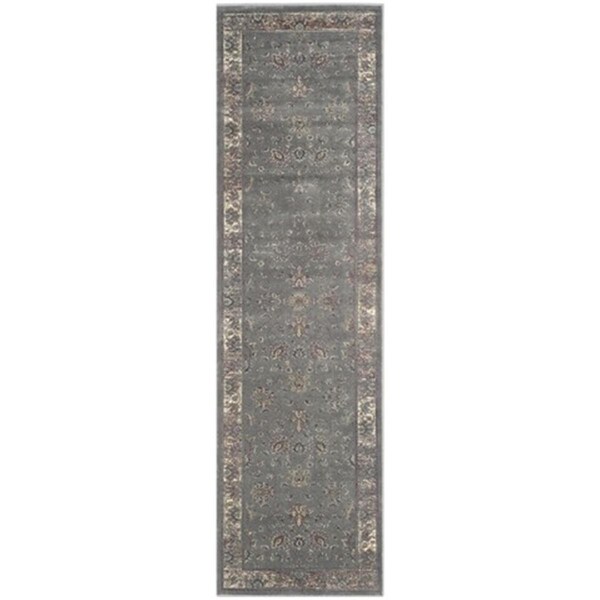 Safavieh Vintage Power Loomed Rectangle Rug- Grey - Multi- 2 Ft. 2 In. X 8 Ft. - VTG117-2770-28