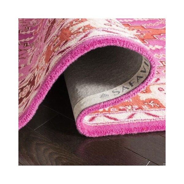 Safavieh Bellagio Hand Tufted Small Rectangle Area RugRed & Pink 4 x 6 ft. - BLG545B-4
