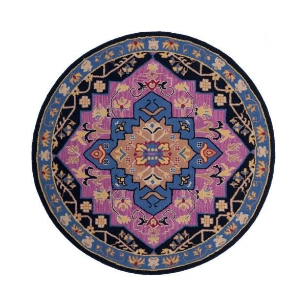 Safavieh Bellagio Hand Tufted Small Rectangle Area RugPink & Multicolor 4 x 6 ft. - BLG506A-4