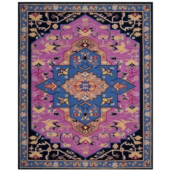 Safavieh Bellagio Hand Tufted Small Rectangle Area RugPink & Multicolor 4 x 6 ft. - BLG506A-4