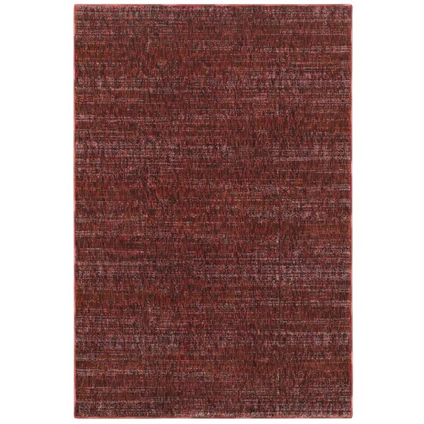 Oriental Weavers 6 Ft. 7 In. X 9 Ft. 6 In. Atlas Casual Area Rug, Red - A8033K200300ST
