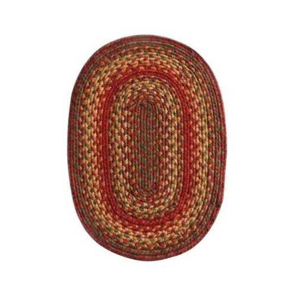 Homespice Decor Cider Barn Hudson Jute Braided Rugs - Placemats - Oval - set of 4 - 594129
