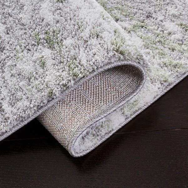 Safavieh 8 x 10 ft. Century 300 Contemporary Rectangle Power Loomed Rug Gray & Green - CTY350F-8