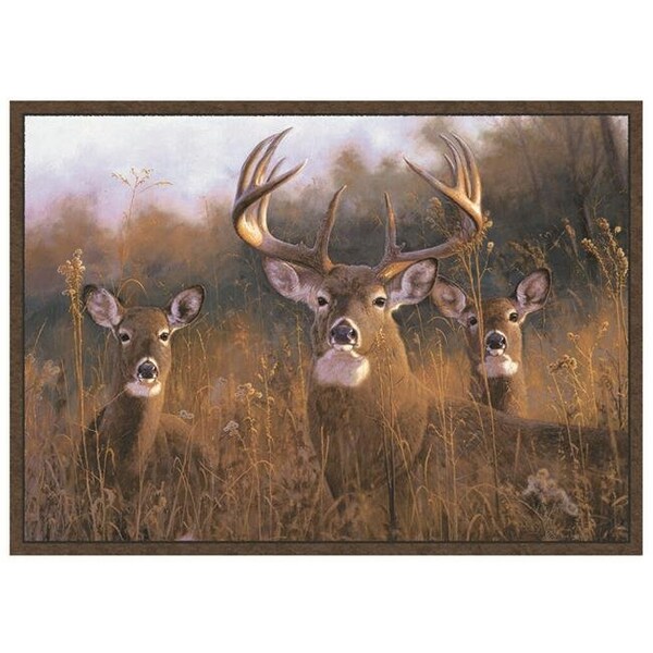 Custom Printed Rugs Custom Printed Rugs AWV020 Buck Stops Here Area Rug - AWV020
