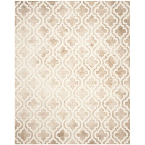 Safavieh Dip Dye Hand Tufted Runner Rug- Beige - Ivory- 2 ft. 6 in. x 4 ft. - DDY537G-24