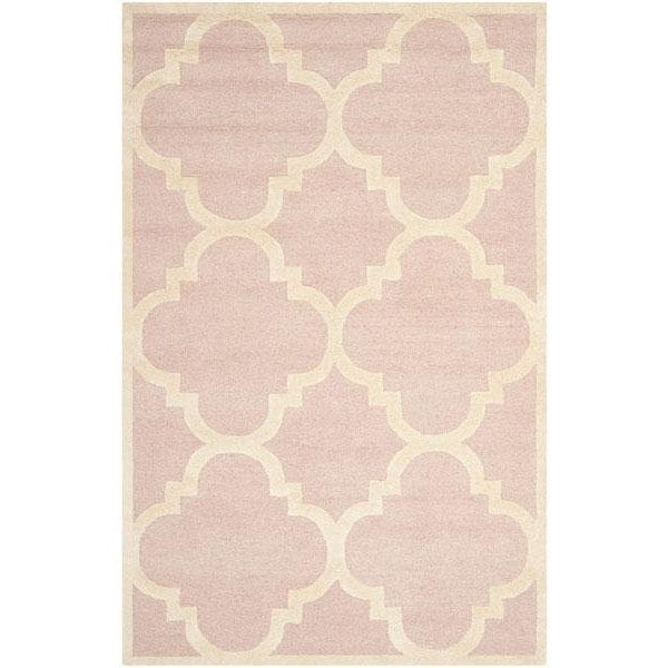 Safavieh Cambridge Accent Rugs, Light Pink and Ivory - 2 ft.-6 in. x 4 ft. - CAM140M-24