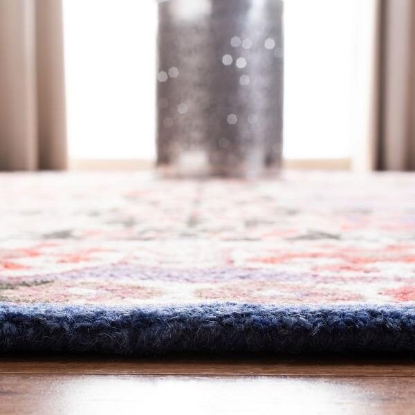 Safavieh 2 ft.-3 in. x 7 ft. Bellagio Hand Tufted Rectangle RugCharcoal & Ivory - BLG606H-27