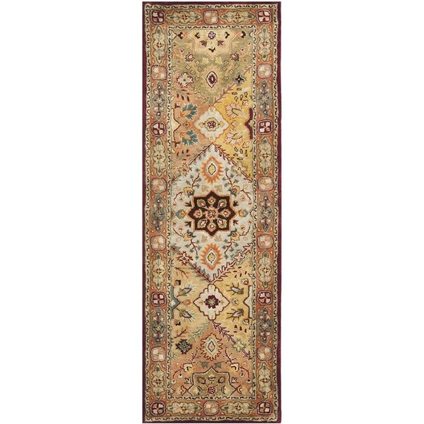 Safavieh Persian Legend Hand Tufted Accent Rug, Red and Rust - 2 ft.-6 in. x 4 ft. - PL812A-24