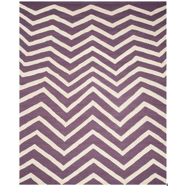 Safavieh Cambridge Hand Tufted Accent Rug- Purple - Ivory- 2 x 3 ft. - CAM714P-2