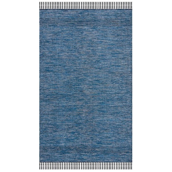 Safavieh 3 x 5 ft. Montauk Contemporary Rectangle Rug, Blue & Black - MTK620M-3