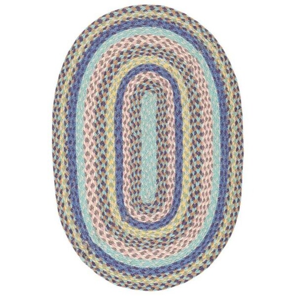 Safavieh 5 x 5 ft. Cape Cod Round Area Rug, Blue & Green - CAP241M-5R