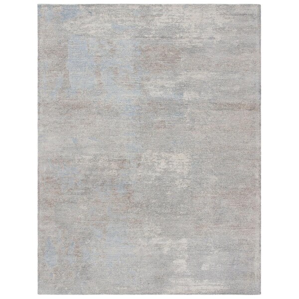 Safavieh 4 x 6 ft. Restoration Vintage Rectanglar Handmade Wool Rug Grey & Blue - RVT113F-4