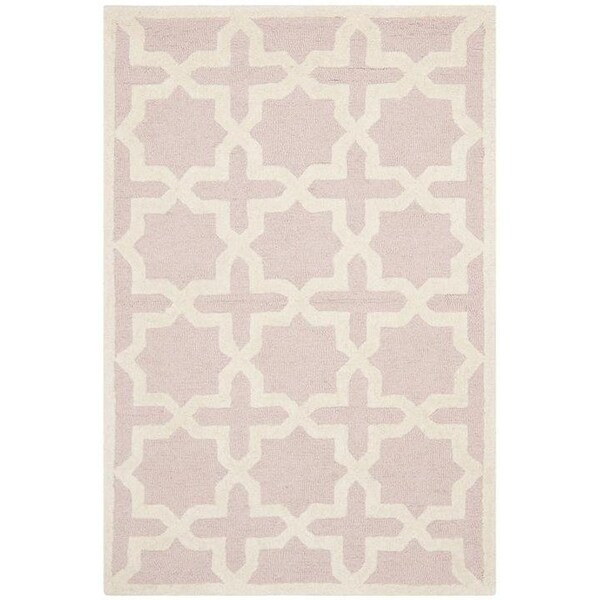 Safavieh Cambridge Small Rectangle Rugs, Light Pink and Ivory - 3 x 5 ft. - CAM125M-3