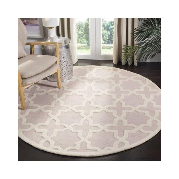 Safavieh Cambridge Small Rectangle Rugs, Light Pink and Ivory - 3 x 5 ft. - CAM125M-3