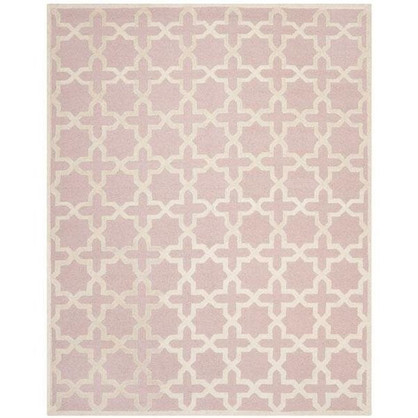 Safavieh Cambridge Small Rectangle Rugs, Light Pink and Ivory - 3 x 5 ft. - CAM125M-3