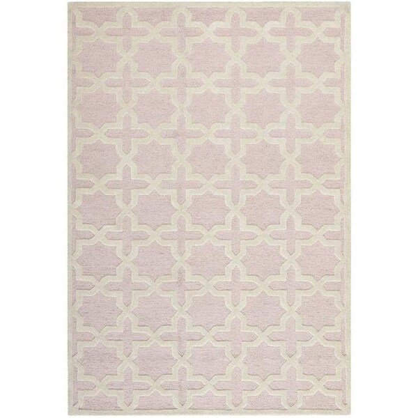 Safavieh Cambridge Small Rectangle Rugs, Light Pink and Ivory - 3 x 5 ft. - CAM125M-3