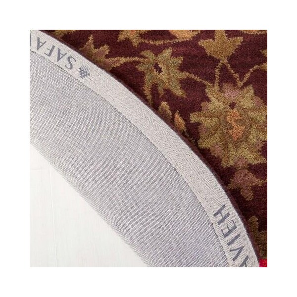 Safavieh 2 ft.-3 in. x 16 ft. Runner Traditional Antiquity- Wine and Gold Hand Tufted Rug - AT52B-216