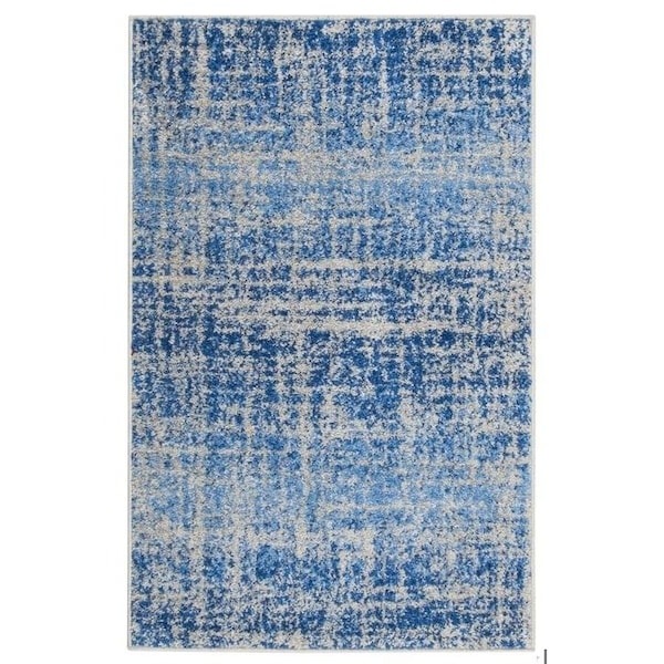 Safavieh 2 ft.-6 in. x 18 ft. Adirondack Power Loomed Runner Rug, Blue and Silver - ADR116D-218