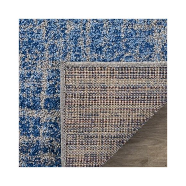 Safavieh 2 ft.-6 in. x 18 ft. Adirondack Power Loomed Runner Rug, Blue and Silver - ADR116D-218