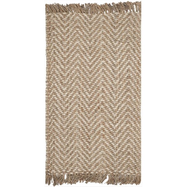 Safavieh 2 ft. 6 in. x 8 ft. Runner Casual Bleach and Natural Fiber Rug - NF458A-28
