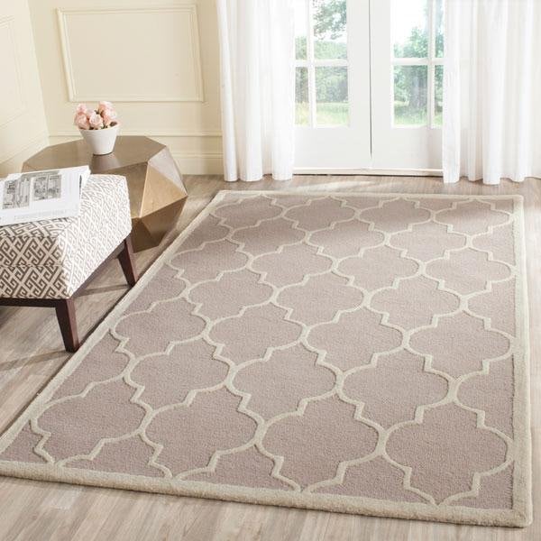 Safavieh Cambridge Hand Tufted Runner Rug- Beige - Ivory- 2 ft. 6 in. x 6 ft. - CAM134J-26