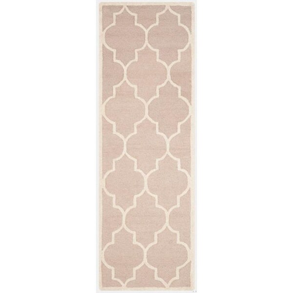 Safavieh Cambridge Hand Tufted Runner Rug- Beige - Ivory- 2 ft. 6 in. x 6 ft. - CAM134J-26