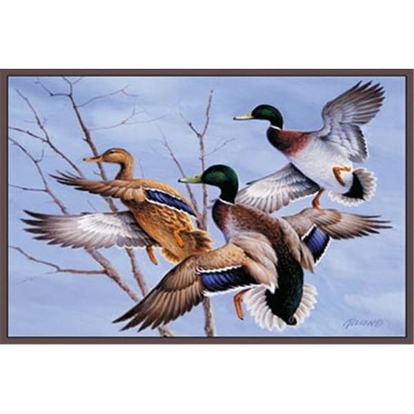 Associated Weavers Custom Printed Rugs MALLARDS Mallards Wildlife Rug - MALLARDS