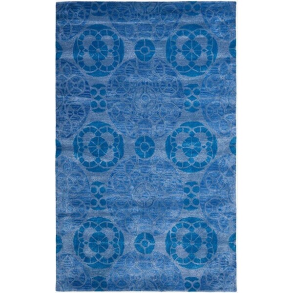 Safavieh 2 ft. 3 in. x 9 ft. Runner Contemporary Wyndham Blue Hand Tufted Rug - WYD376E-29