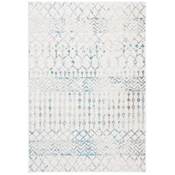 Safavieh Tulum Contemporary Runner Rug, Light Blue & Ivory - 2 x 9 ft. - TUL209M-29