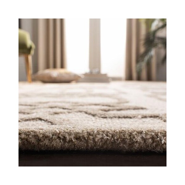 Safavieh Bella Hand Tufted Rectangle Rug, Sand and Brown - 4 x 6 ft. - BEL138A-4