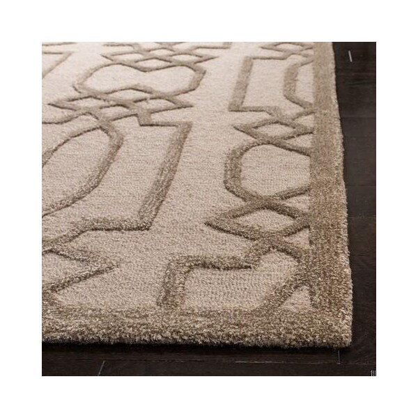 Safavieh Bella Hand Tufted Rectangle Rug, Sand and Brown - 4 x 6 ft. - BEL138A-4
